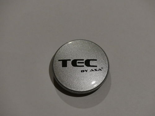 1 Nabenkappe TEC Z06M 60mm silber, TEC schwarz