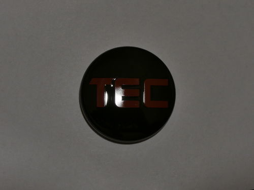 1 Nabenkappe TEC Z06M 60mm schwarz TEC rot